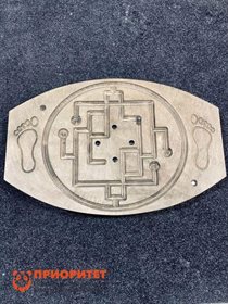 Балансировочная доска-лабиринт Для ножек №5 (серый)