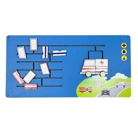 Дидактическая панель Собери автомобили экстренных служб