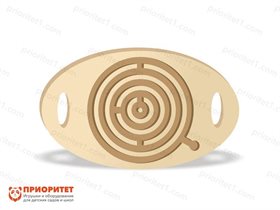 Тактильно-развивающая панель-лабиринт Окружности