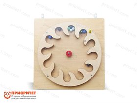 Тактильно-разивающая панель-лабиринт Бусинки