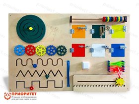 Тактильно-развивающая панель Дети играют