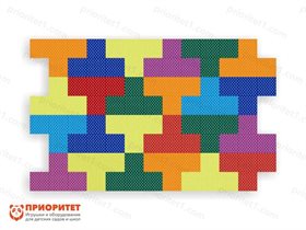 Настенная панель Мега блоки (24 штуки)