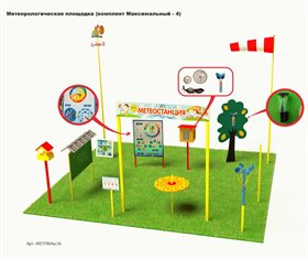 Метеорологическая площадка (комплект Максимальный-4)