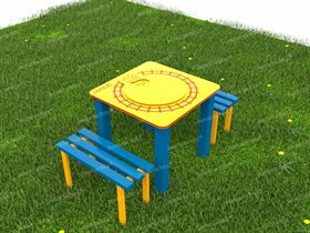 Интерактивный игровой модуль «Столик - паровозик»