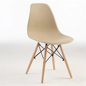 Стул Eames (Имс) кофе с молоком
