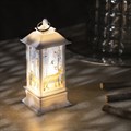 Светодиодная фигура «Фонарь с оленем» 5.5 × 13 × 5.5 см, пластик, батарейки AG13х3, свечение тёплое белое - фото 107857738