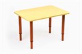 Детский стол КУЗЯ (желтый+коричневый) - фото 108239611