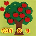 Яблонька " Учусь считать" фетр - фото 109046775