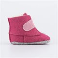 Детские пинетки для девочки зимние рамзер 18-19 ясельные фуксия войлок Котофей (007014-46) - фото 109421526