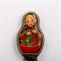 Ложка-матрёшка сувенирная «Рябина» - фото 109622495