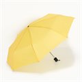 Зонт механический «Однотонный», 3 сложения, 8 спиц, R = 48 см, цвет жёлтый - фото 110691405