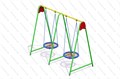 Детские и спортивные площадки на улицу, Детские качели двухместные Гнездо - фото 110843287
