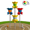 Модуль спортивный "Квестбол" Фигура: Цветок (вариант-2) Модель №06 - фото 112160940