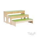Купить лавочку ❝Трио❞ для ДОУ от фабрики ❝Ты и Я❞ - фото 113057789