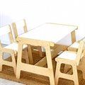 Набор мебели "Чиполлино" (стол, 4 стула) для садов и школ | Ты и Я! - фото 113059375