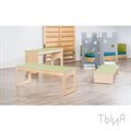 Купить лавочку ❝Трио❞ для ДОУ от фабрики ❝Ты и Я❞ - фото 113287068