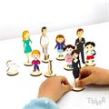 Купить тематические фигурки "семья и люди" - фото 113289541