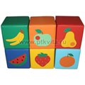 Набор «Кубики - аппликация «Фрукты»  (90*60*30 см.) - фото 113384757 Набор «Кубики - аппликация «Фрукты»  (90*60*30 см.) - фото 113384757