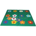 Сенсорный мат "Полянка" складной + 12 цветочков - фото 113385709