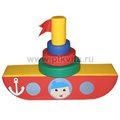 Конструктор «Пароходик-пирамидка» - фото 113385980