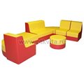 Комплект мягконабивной мебели "Умница" желто-красный, Расцветки модели «Умница» - фото 113386736