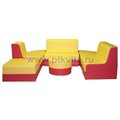 Комплект мягконабивной мебели "Умница" желто-красный, Расцветки модели «Умница» - фото 113386737