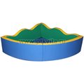 Сухой бассейн угловой с фигурными стенками «Волна» разборный - фото 113387346