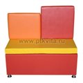 Диванчик приставной сборный (кушетка - 1 шт, спинка - 2 шт.) арт.1Д24 - фото 113894683