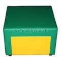 Пуфик квадратный комбинированный зелено-желтый, Расцветки данной модели - фото 113894803