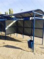 Автобусная остановка  Стандарт 3м две стенки профнастил - фото 114850007