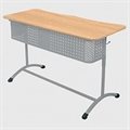Купить Стол ученический 2-м регулируемый "Наука" с экраном - фото 114997970