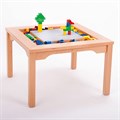 Стол игровой Jakobs для конструкторов LEGO с 4 табуретами - фото 115202484