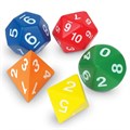 "Большие многогранные цветные кубики" (5 элементов) Learning Resources LER7694 - фото 115203567
