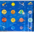 Тематическое поле-маршрутизатор «Космос. Планеты» для ЛогоРобота "Пчелка" (Bee-Bot) - фото 115214105