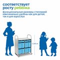 Мобильный стеллаж Сенсориум M с 6 контейнерами (2 малых, 4 больших контейнера) - фото 115219327
