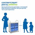 Мобильный стеллаж Сенсориум M с 8 контейнерами (4 малых, 2 средних, 2 больших контейнера) - фото 115219343 Мобильный стеллаж Сенсориум M с 8 контейнерами (4 малых, 2 средних, 2 больших контейнера) - фото 115219343