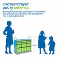 Мобильный стеллаж Сенсориум L с 12 контейнерами (6 малых, 3 средних, 3 больших контейнера) - фото 115219469