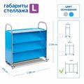 Мобильный стеллаж Сенсориум L с 3 наклонными полками - фото 115219554