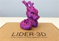 PETG Transparent пластик прозрачный LIDER-3D Classic для 3D принтера (1,75 мм, 0,85 кг) - фото 115223731
