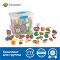 Развивающая игрушка Мы растем "Продукты", большой (серия New Sprouts, комплект для группы, 100 элементов) Learning Resources LER9723 - фото 115421169