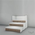 Купить кровать детскую - 3-х ярусную 140 см - фото 115682620