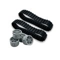 Средние резиновые гусеницы + 4 колеса EV3, Technic - фото 115778787