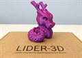 PETG Transparent пластик прозрачный LIDER-3D Classic для 3D принтера (1,75 мм, 0,85 кг) - фото 115798645