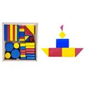 Конструктор образовательный "Логические блоки Дьенеша" с комплектом игр - фото 115805899