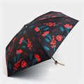 Зонт женский механический «Красные цветы», 6 спиц, складывается в размер телефона - фото 116443233