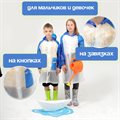 Дождевик детский «Гуляем под дождём», р-р M, голубой - фото 116443261