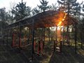 Теневой навес с  комплектом уличных тренажеров из 10-ти тренажеров - фото 117474482