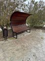 Скамья с навесом - фото 117475239