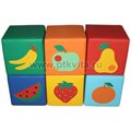Набор «Кубики - аппликация «Фрукты»  (90*60*30 см.) арт. 7Н15 - фото 117475506