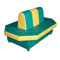 Диван круговой для раздевания детский зелено-желтый, Расцветки данной модели - фото 117476798